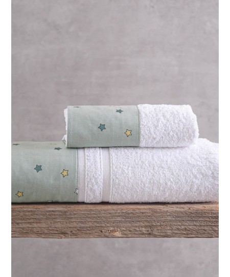 Σετ πετσέτες παιδικές 2 τεμ. BLAZE GREEN, RYTHMOS HOME