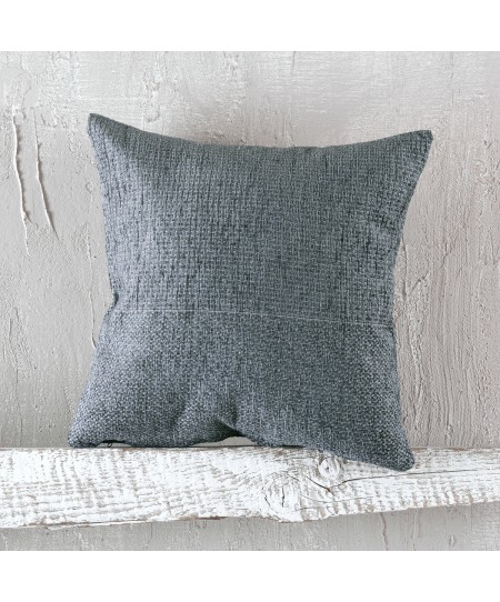 Διακοσμητική μαξιλαροθήκη (40Χ40) SIMPLIN ΓΚΡΙ, RYTHMOS HOME