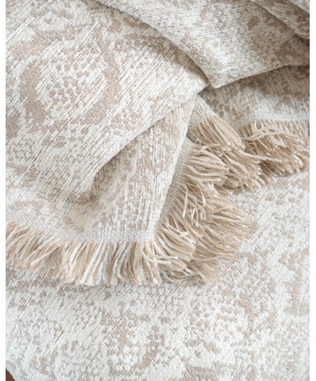 Ριχτάρι τριθέσιου (180X280) SNAKE ΕΚΡΟΥ, RYTHMOS HOME