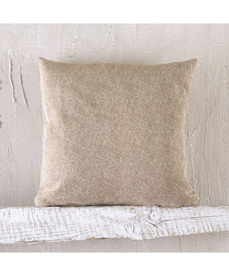 Διακοσμητική μαξιλαροθήκη (40Χ40) ONLY BEIGE, RYTHMOS HOME