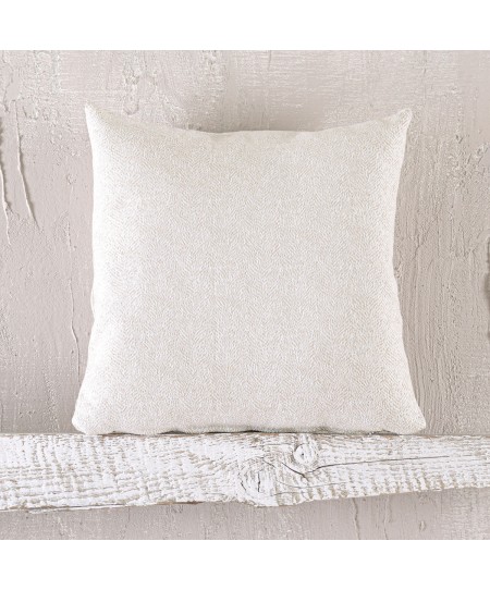 Διακοσμητική μαξιλαροθήκη (40Χ40) ONLY ECRU, RYTHMOS HOME