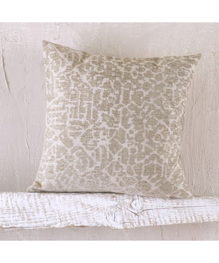 Διακοσμητική μαξιλαροθήκη (40Χ40) WONDER ΜΠΕΖ, RYTHMOS HOME