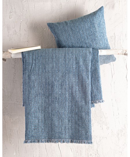 Ριχτάρι πολυθρόνας (160Χ180) Corvet Blue, Rythmos Home