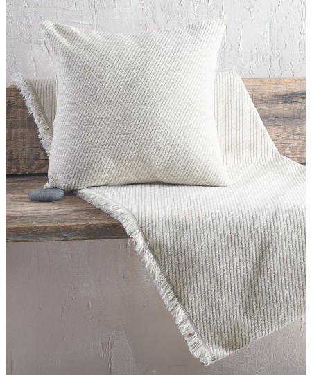 Ριχτάρι πολυθρόνας (160Χ180) Charlie Ecru, Rythmos Home