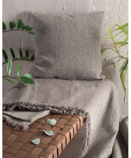 Ριχτάρι πολυθρόνας (160Χ180) Yard Brown, Rythmos Home