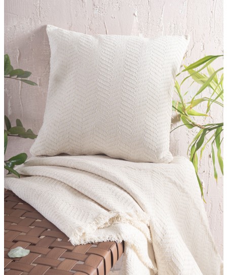 Ριχτάρι πολυθρόνας (160Χ180) Yard Ecru, Rythmos Home