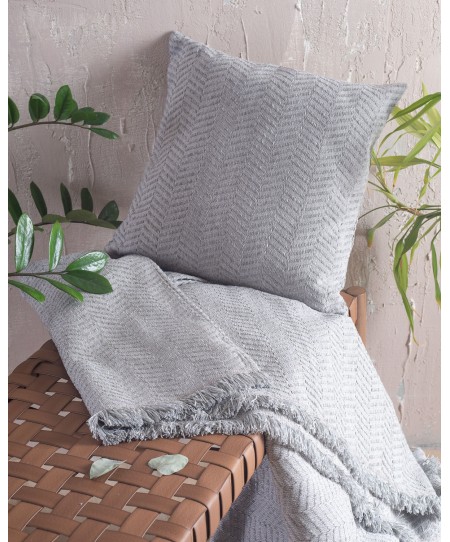 Ριχτάρι πολυθρόνας (160Χ180) Yard Grey, Rythmos Home