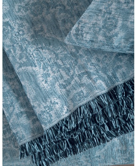 Ριχτάρι πολυθρόνας (160Χ180) Bianco Blue, Rythmos Home