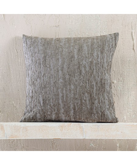 Διακοσμητική μαξιλαροθήκη (40Χ40) Apertius Grey-Brown, Rythmos Home