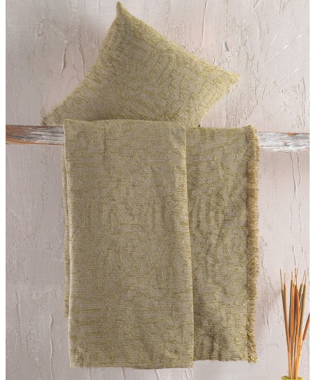 Ριχτάρι πολυθρόνας (160Χ180) Melie Gold Olive, Rythmos Home