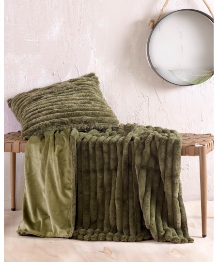 Διακοσμητικό μαξιλάρι 50x50 Ayla Green, Rythmos Home 