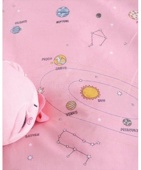 Σετ σεντόνια κούνιας (120Χ160) VENUS PINK, RYTHMOS HOME