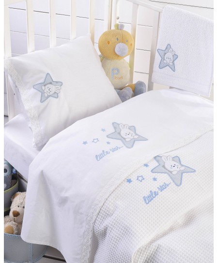 Κουβέρτα πικέ κούνιας (110Χ140) ASTRO CIEL, RYTHMOS HOME