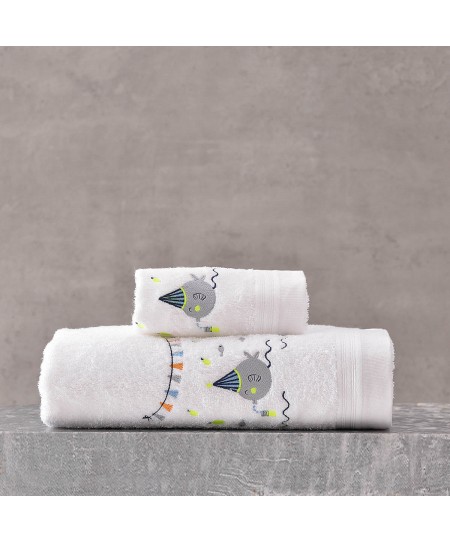 Σετ πετσέτες βρεφικές 2 τεμ. BUBBLES BLUE, RYTHMOS HOME