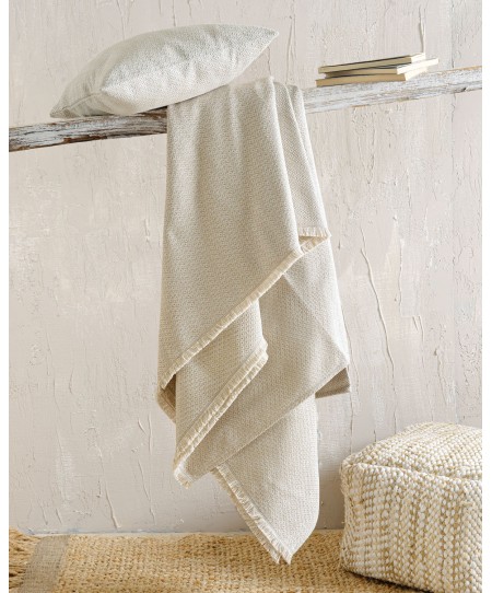 Ριχτάρι τριθέσιου (180X280) SANTORINI ΜΠΕΖ, RYTHMOS HOME