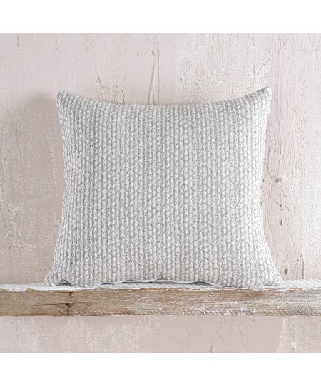 Διακοσμητική μαξιλαροθήκη (40Χ40) COLIN ΓΚΡΙ, RYTHMOS HOME