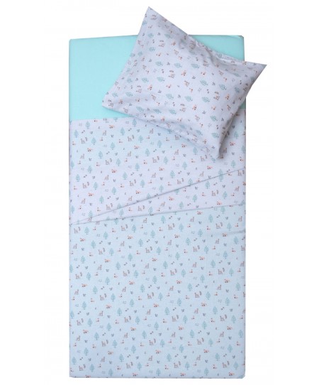 Σετ Σεντόνια Λίκνου 80x100 2644 Φανέλλα