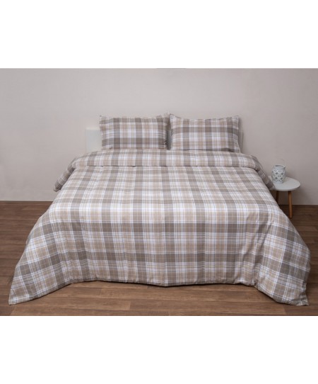Σετ Σεντόνια Υπέρδιπλα με Λάστιχο 160x200+25 2551 Φανέλλα