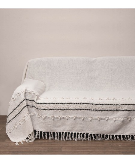 Σετ 3 Τεμ Ριχτάρια 170x170, 170x240, 170x280 2011 Εκρού