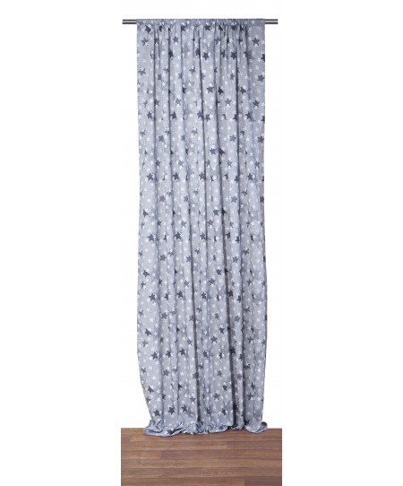 Κουρτίνα με Τρέσα 280x270 Έντι Γκρι