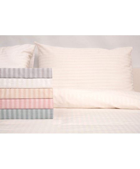 Πάπλωμα Υπέρδιπλο 220x240 Polycotton Σατέν ριγέ 850 Μέντα