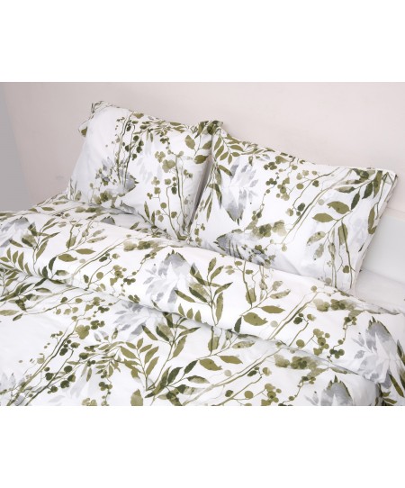 Σετ Πάπλωμα Ημίδιπλο 180x240 Όλιβ