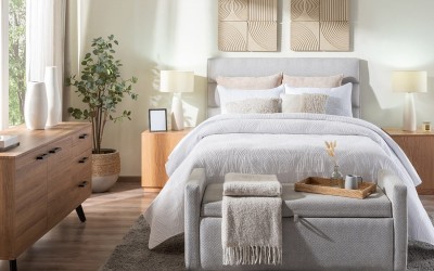 3 λευκά είδη για να υποδεχθείτε τον χειμώνα στη κρεβατοκάμαρά σας