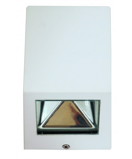WLC 8107 WH LED ΑΠΛ.UP/DOWN ΤΕΤΡΑΓΩΝΗ 2*5W ΛΕΥΚΗ