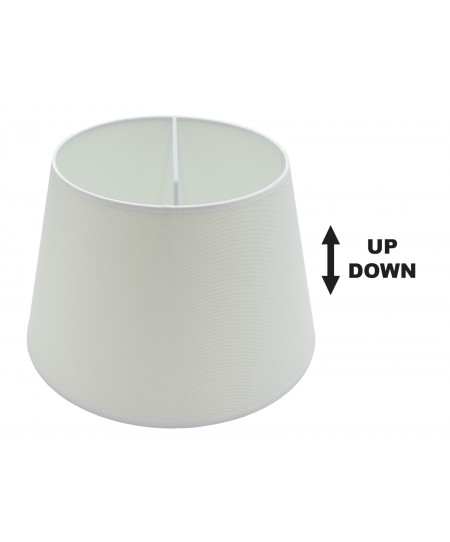 SPC 25 WH E14-E27 (d25-19-18H) ΚΑΠΕΛO ΛΕΥΚΟ UP-DOWN