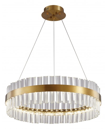PDC 707-60 LED ΣΤΡΟΓΓΥΛΟ Φ60 ΜΕ ΚΡΥΣΤΑΛΛΑ