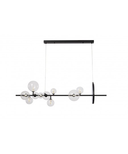 PDC 2049-10  ΡΑΓΑ ΜΑΥΡΗ ΜΕ LED KAI G9 ΓΛΟΜΠΟΥΣ ΔΙΑΦΑΝΟΥΣ