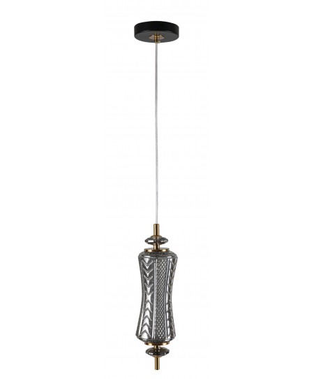 PDC 1287 CR 1/Φ ΜΑΚΡΟΣΤΕΝΟ ΓΥΑΛΙΝΟ ΧΡΩΜΙΟ LED-7W ΔΙΑΚΟΣΜΗΤΙΚΟ ΚΡΥΣΤΑΛΛΟ