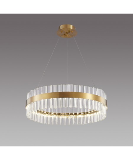 PDC 707-60 LED ΣΤΡΟΓΓΥΛΟ Φ60 ΜΕ ΚΡΥΣΤΑΛΛΑ