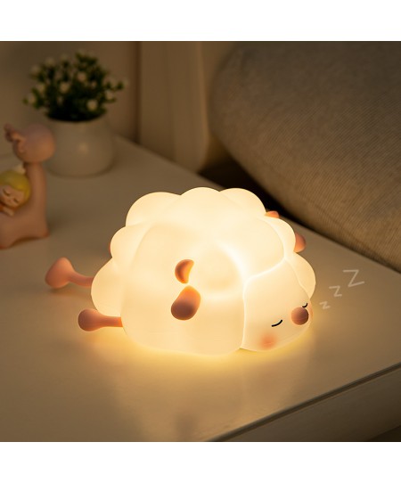 TLC 4023 ΠΟΡΤΑΤΙΦ ΑΡΝΑΚΙ ΑΣΠΡΟ-ΡΟΖ  ΣΥΛΙΚΟΝΗΣ CCT TOUCH-DIMMER- TIMER- USB & ΒΑΣΗ ΚΙΝΗΤΟΥ