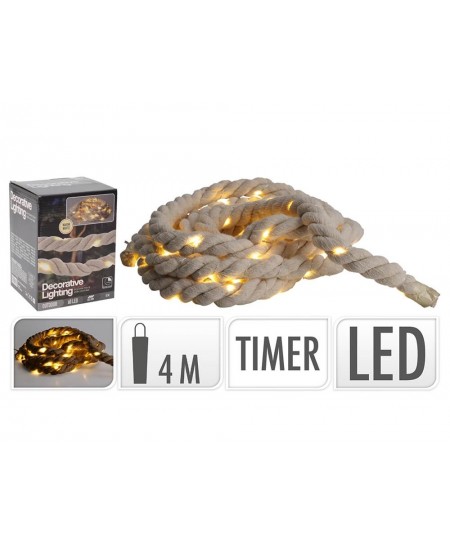 ΓΙΡΛΆΝΤΕΣ ΑΠΟ ΣΧΟΙΝΊ LIGHT CHAIN ROPE WITH 6O MICRO AF5300190