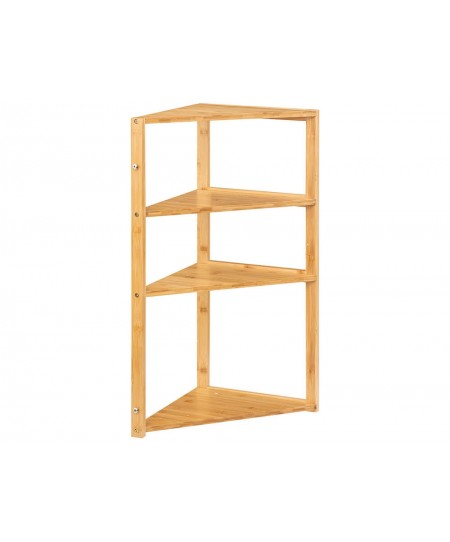 Ραφιέρα γωνίας μπάνιου 5five bamboo - 36.6x33.5x80cm