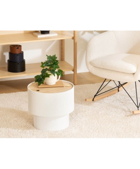 ΤΡΑΠΕΖΆΚΙ ΣΑΛΟΝΙΟΎ ENOLA WH SIDE TABLE ATMOSPHERA 197740C