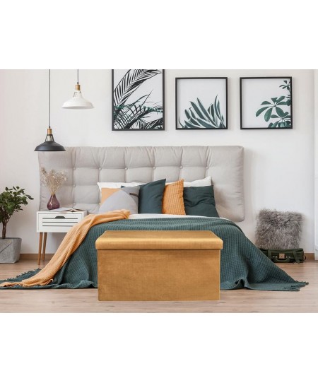 ΣΚΑΜΠΌ GIULIA VELVET FOLDABLE STORAGE BENCH HD6817