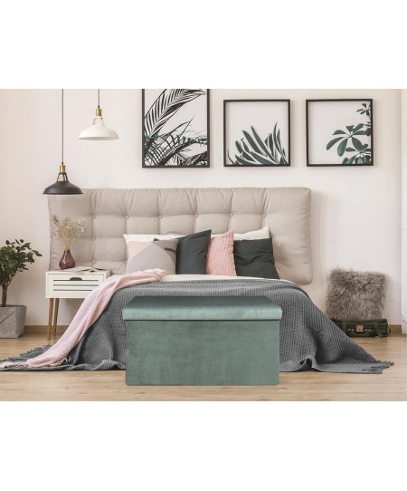 ΣΚΑΜΠΌ GIULIA VELVET FOLDABLE STORAGE BENCH HD6815