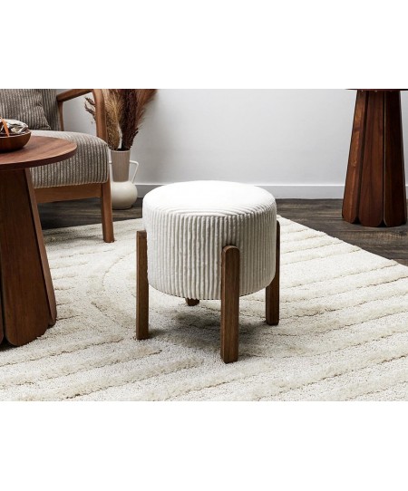 ΣΚΑΜΠΌ SCOTT BEIGE SIDE STOOL HD0337