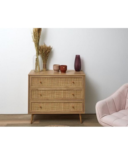 ΈΠΙΠΛΟ ΕΙΣΌΔΟΥ BALI 3-DRAWER CHEST A1/M1 HD7455