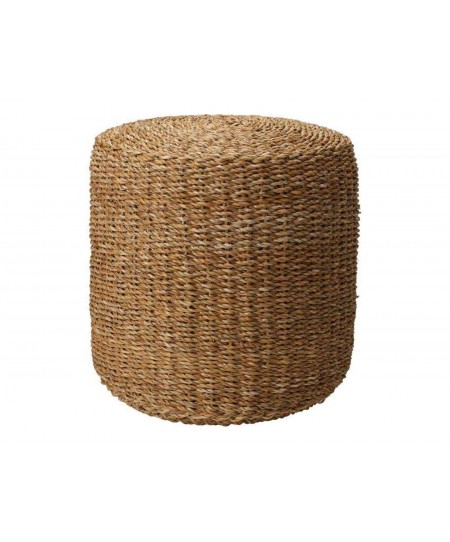 ΣΚΑΜΠΌ & ΠΟΥΦ POUF ROUND NATURAL 40X40X38CM