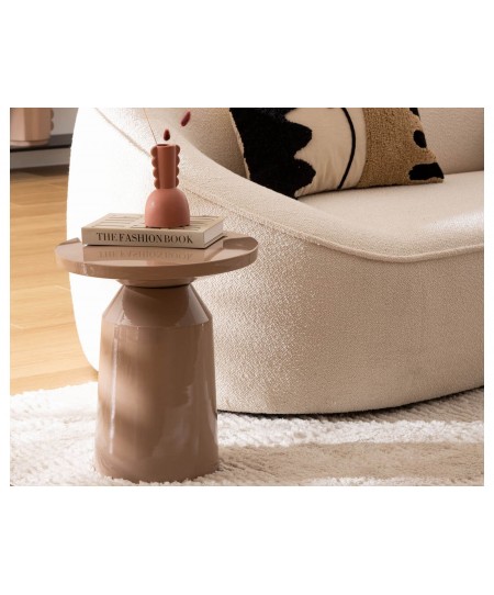 ΤΡΑΠΕΖΆΚΙ ΣΑΛΟΝΙΟΎ SITA BEIGE TOTEM MET SIDE TABLE ATMOSPHERA 197889A