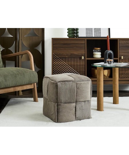 Σκαμπό Scott Home Deco Factory - 36x38cm - Γκρι