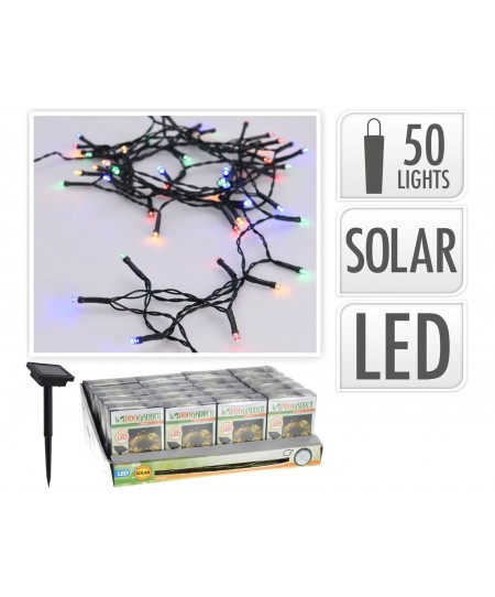 ΣΥΡΜΆΤΙΝΑ & PVC ΛΑΜΠΆΚΙΑ LED SOLAR LED LIGHT CHAIN 50PCS CZ6500750