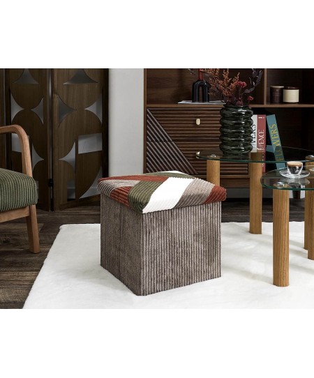 ΣΚΑΜΠΌ PATCHWORK FOLDING POUFFE BOX COTELE SCOTT HD0550