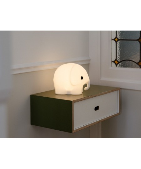 ΦΩΤΙΣΤΙΚΆ ΜΠΑΤΑΡΊΑΣ & ΗΛΙΑΚΆ ELEPHANT LAMP BUNDLE OF LIGHT 18 CM WHITE
