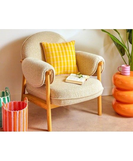 ATMOSPHERA IKARIS CLAY BOUCL ARMCHAIR