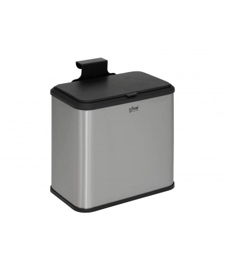 Κάδος απορριμμάτων 5five - 5L - Ασημί