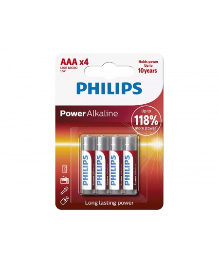Μπαταρίες Philips AAA - 4τμχ